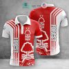 Nottingham Forest FC Logo Auflage Polo Hemd V2