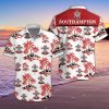 Southampton FC Weiß Kokosnussbaum Insel Hawaiihemd