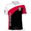 Southampton FC Weiß Rot Schwarz Polo Hemd