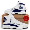 Tottenham Hotspur FC Individueller Name Nummer Weiß Air Jordan 13 Schuhe