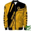 Wolverhampton Wanderers FC Individueller Name Gelb Schwarz Bomberjacke