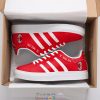 AC Milan Rot Weiß Linie Stan Smith Schuhe