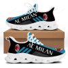 AC Milan Schwarz Blau Linie Max Soul Schuhe
