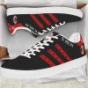 AC Milan Schwarz Rot Stan Smith Schuhe