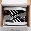 AC Milan Schwarz Weiß Linie Stan Smith Schuhe