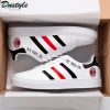 AC Milan Weiß Rot Linie Schwarz Stan Smith Schuhe