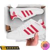 AC Monza Weiß Rot Stan Smith Schuhe