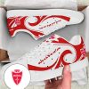 AC Monza Weiß Rot Stil Stan Smith Schuhe