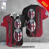 Bologna FC Rot Schwarz Hawaiihemd
