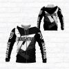 Juventus FC Schwarz Weiß Reißverschluss-Hoodie