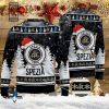 Spezia Calcio Weihnachtsmütze Schwarz Ausführung Hässlich Weihnachtspullover