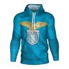 SS Lazio Blau Kapuzenpullover
