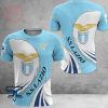 SS Lazio Licht Blau Weiß T-Shirt