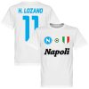 SSC Napoli H Lozano 11 Team Tee Weiß T-Shirt