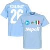SSC Napoli Koulibaly 26 Team Tee Himmel T-Shirt