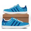 SSC Napoli Licht Blau Blau Streifen Stan Smith Schuhe