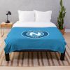 SSC Napoli Licht Blau Logo Fleecedecke