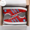 SSC Napoli Rot Licht Blau Streifen Stan Smith Schuhe