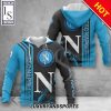 SSC Napoli Schwarz Blau Kapuzenpullover V11