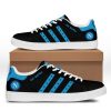SSC Napoli Schwarz Blau Streifen Stan Smith Schuhe