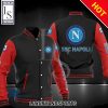SSC Napoli Schwarz Rot Collegejacke