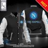 SSC Napoli Schwarz Weiß Collegejacke
