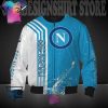 SSC Napoli Weiß Blau Bomberjacke V14