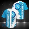 SSC Napoli Weiß Blau Kratzen Baseball Trikot