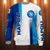 SSC Napoli Weiß Blau Licht Blau Sweatshirt
