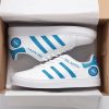 SSC Napoli Weiß Licht Blau Streifen Stan Smith Schuhe