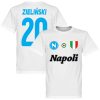 SSC Napoli Zielinski 20 Team Tee Weiß T-Shirt