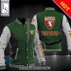 Torino FC Dunkel Grün Weiß Collegejacke