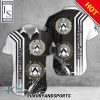 Udinese Calcio Schwarz Weiß Hawaiihemd