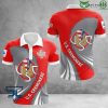 US Cremonese Grau Rot Polo Hemd