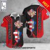 US Cremonese Schwarz Rot Hawaiihemd