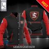 US Salernitana Schwarz Rot Collegejacke