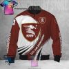 US Salernitana Weiß Braun Bomberjacke