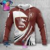 US Salernitana Weiß Braun Kapuzenpullover