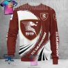 US Salernitana Weiß Braun Sweatshirt