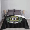 Boavista FC Schwarz Fleecedecke