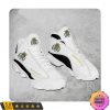 Boavista FC Weiß Schwarz Air Jordan 13 Schuhe