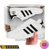 Boavista FC Weiß Schwarz Stan Smith Schuhe