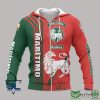 CS Marítimo Rot Grün Reißverschluss-Hoodie