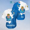 FC Porto Blau Weiß Dragoes Baseball Trikot