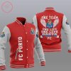 FC Porto Rot Grau One Team Baseball Jacke