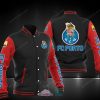 FC Porto Schwarz Rot Baseball Jacke
