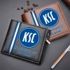 Karlsruher SC Individueller Name Logo Ledergeldbörse
