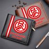 Rot-Weiss Essen Logo Individueller Name Ledergeldbörse