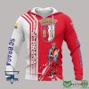 SC Braga Rot Weiß Kapuzenpullover V1