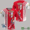 SC Braga Rot Weiß T-Shirt V1